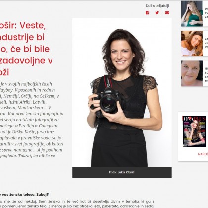 OnaPlus intervju- Urška Košir